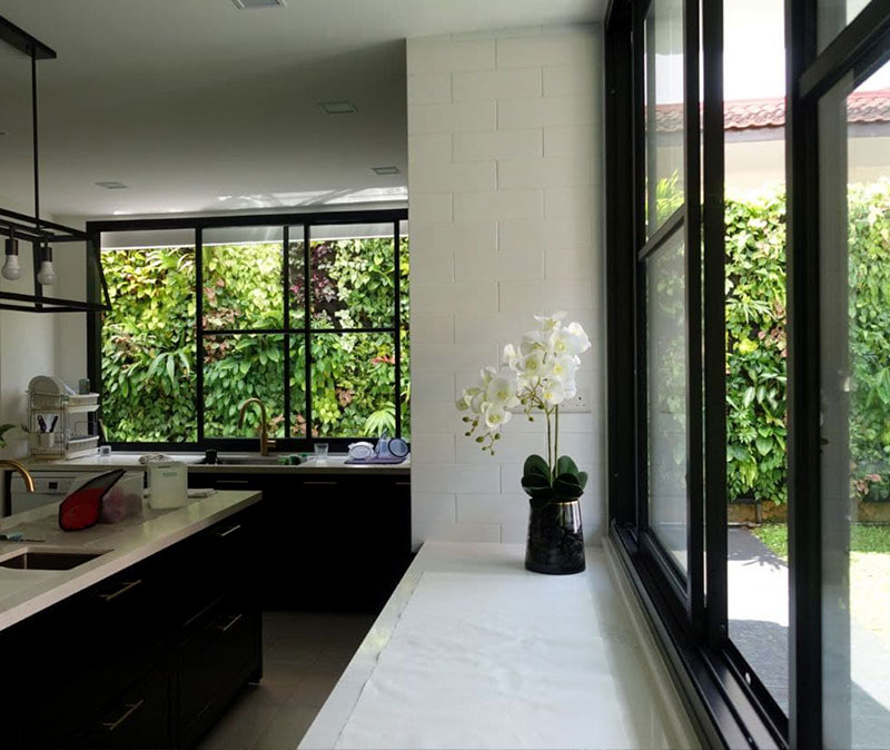 Private Residential Project Green Wall | Greenology Singapore