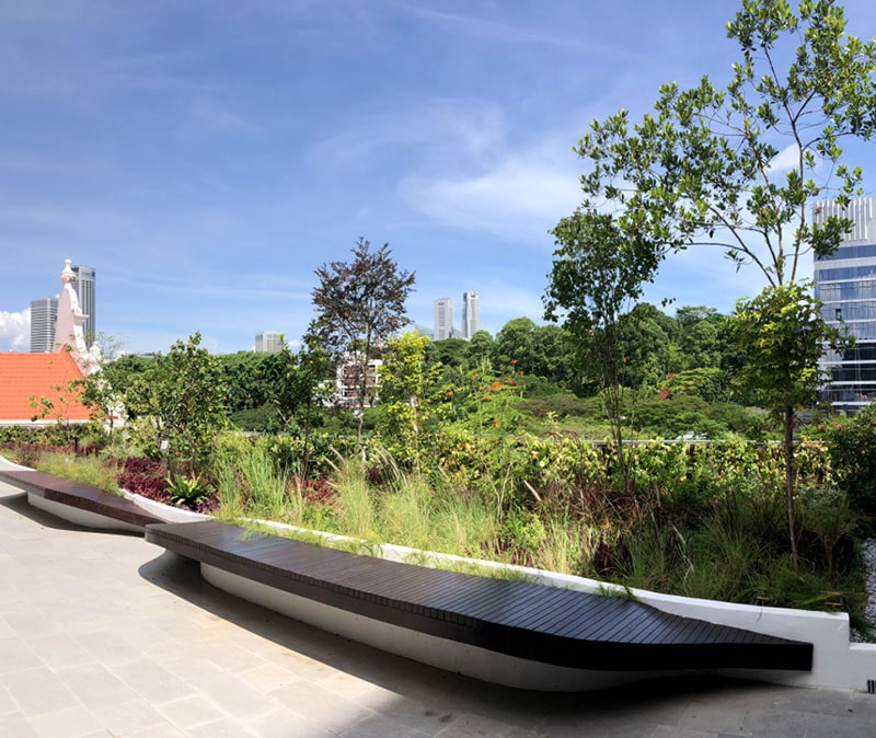 Temasek Shophouse | Rooftop garden | Greenology Singapore